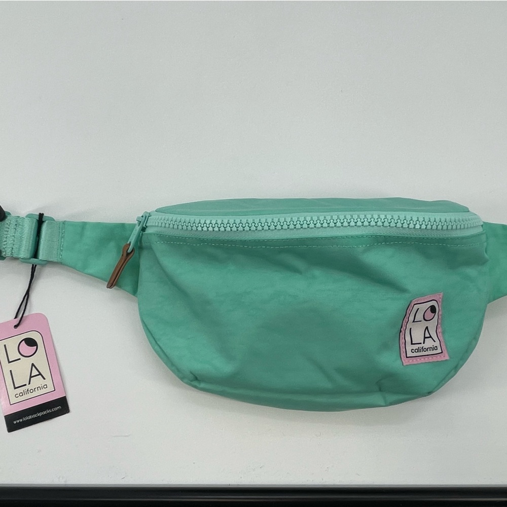 light green women fannypack